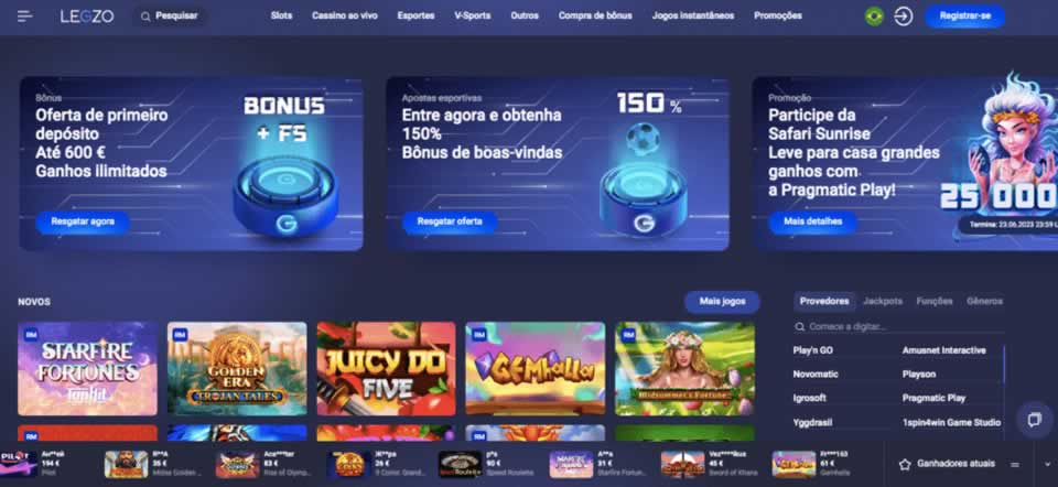 Links de apostas